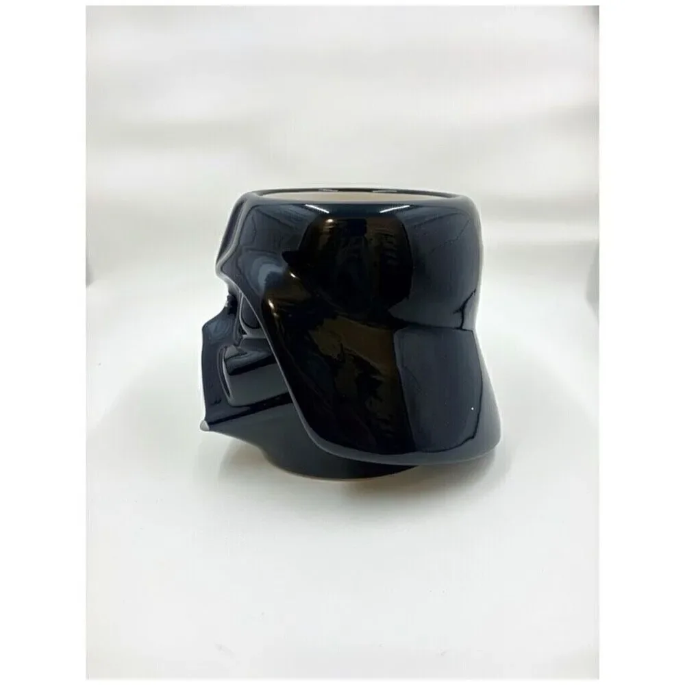 Star Wars Darth Vader Ceramic Mug Black Gloss Helmet Coffee Cup Collectible